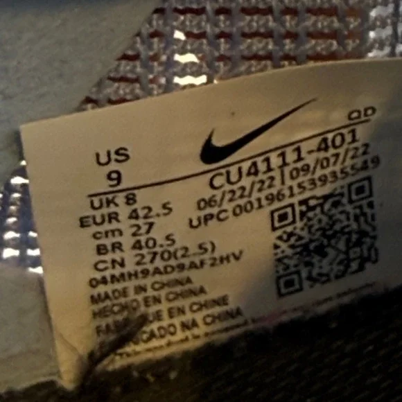 Nike Gray Athletic Shoes - Picture 7 of 11